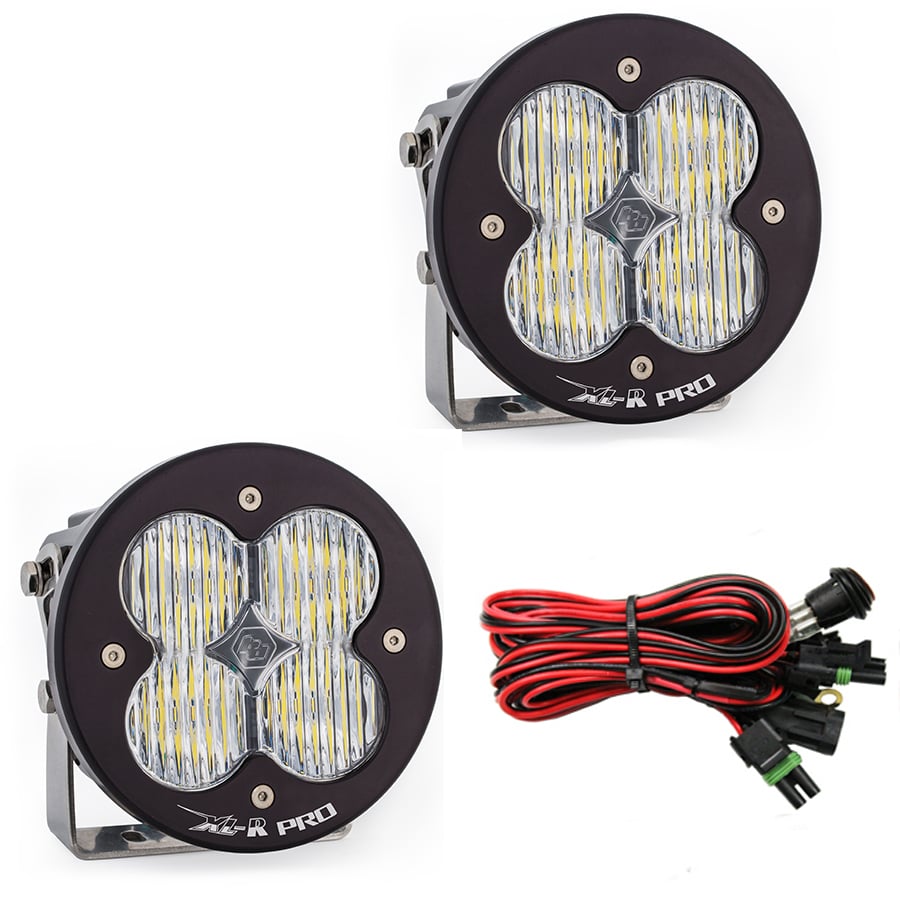 Baja Designs XL-R Pro LED Light - Round - Pair Pack