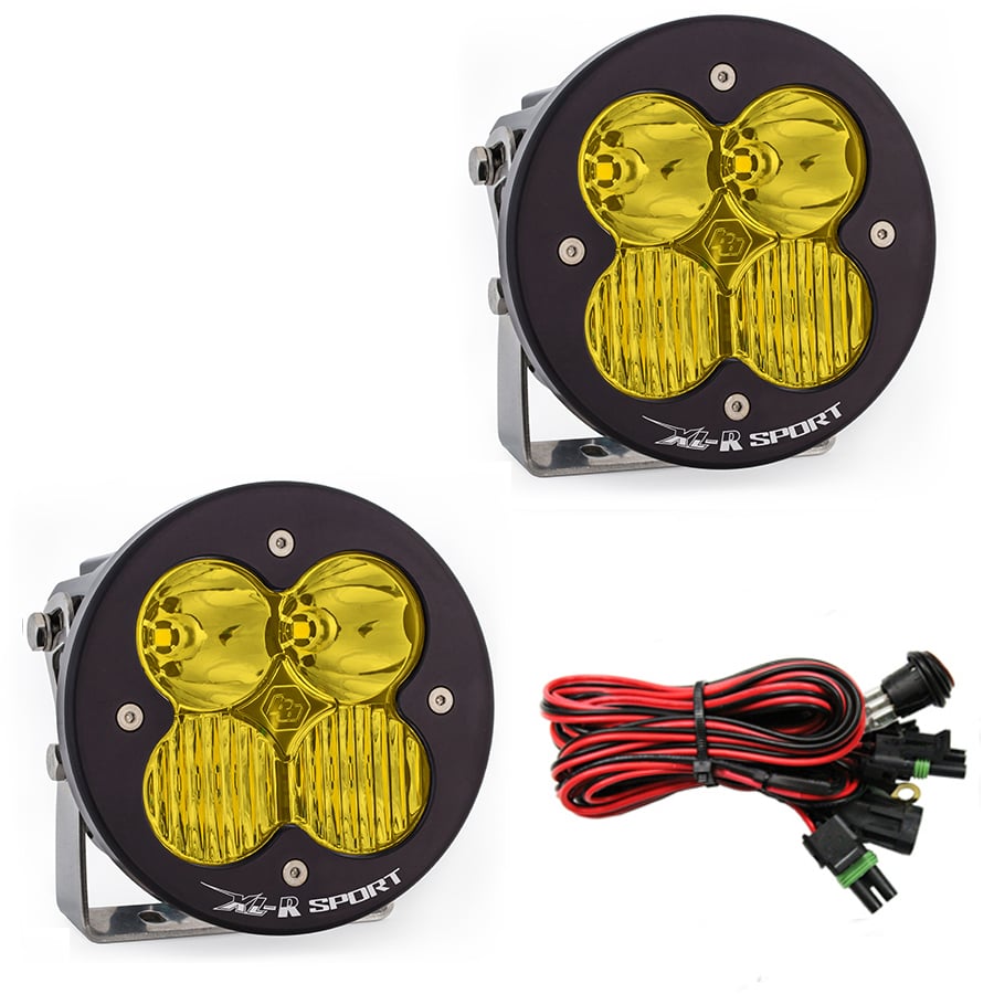 Baja Designs XL-R Pro LED Light - Round - Pair Pack