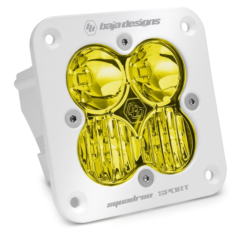 Baja Designs Squadron Sport Flush Mount White LED Light