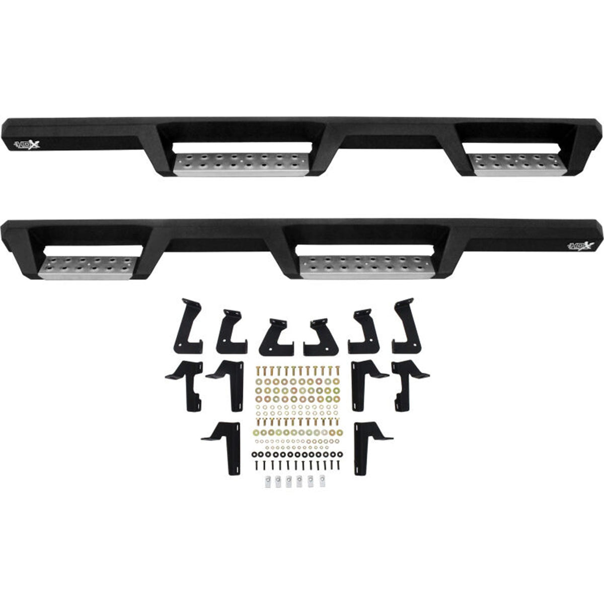 Westin HDX Black Stainless Steel Drop Nerf Bars for 18-26 Jeep Wrangler 2DR and 4DR