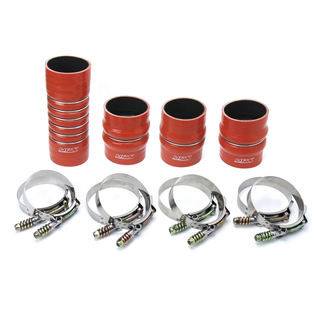 Blue Silicone Intercooler Boot & Hose Kit For 2003-2007 Dodge Cummins Turbo Diesel (with Clamps)