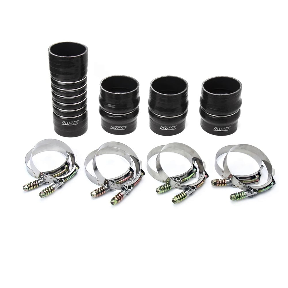 HPS High Temp Reinforced Silicone Intercooler Boot Kit for 03-07 Dodge 5.9L Cummins