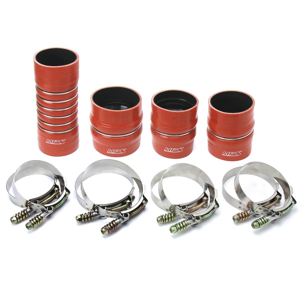 HPS High Temp Reinforced Silicone Intercooler Boot Kit for 07.5-09 Dodge 6.7L Cummins