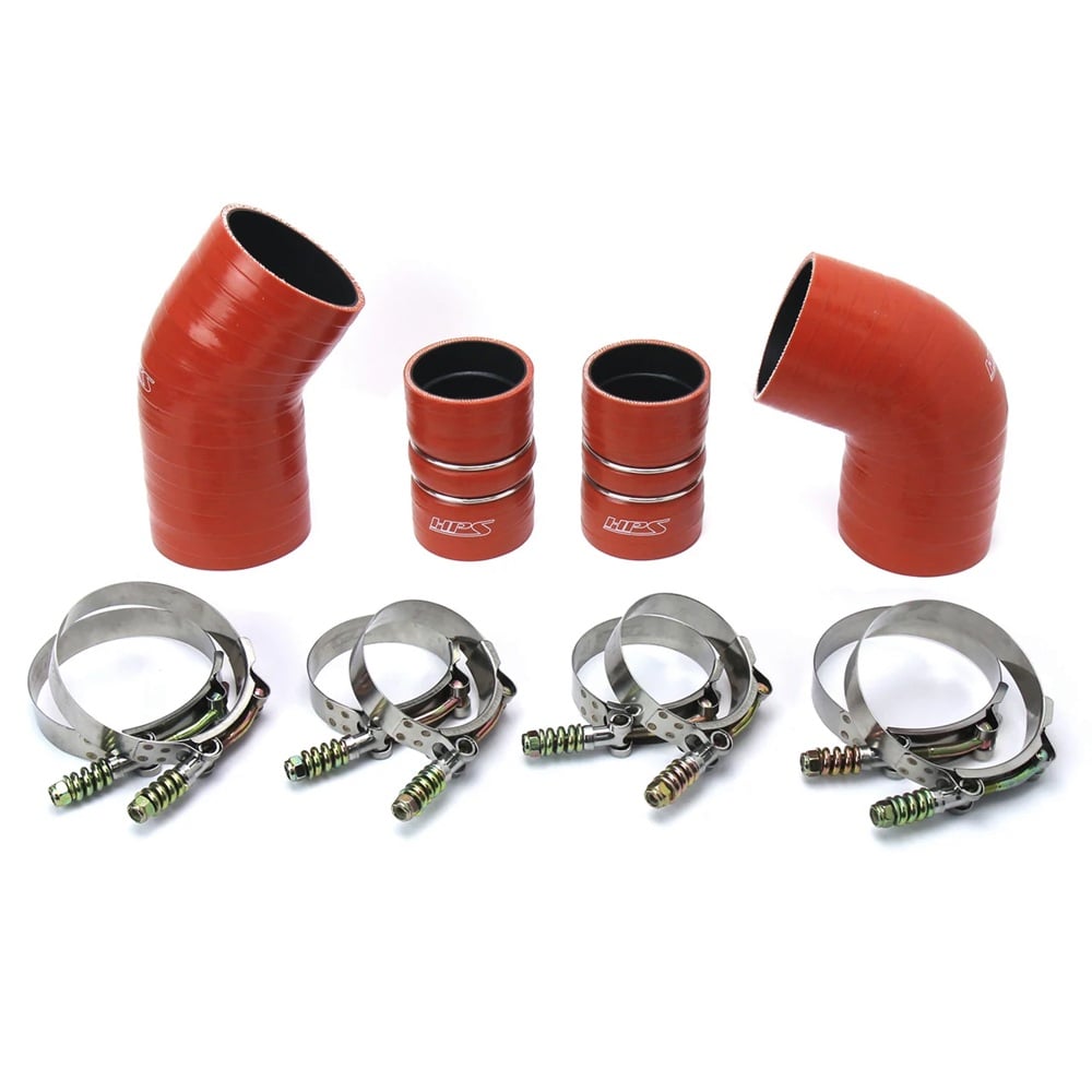 HPS High Temp Reinforced Silicone Intercooler Boot Kit for for 04.5-05 GM 6.6L Duramax LLY