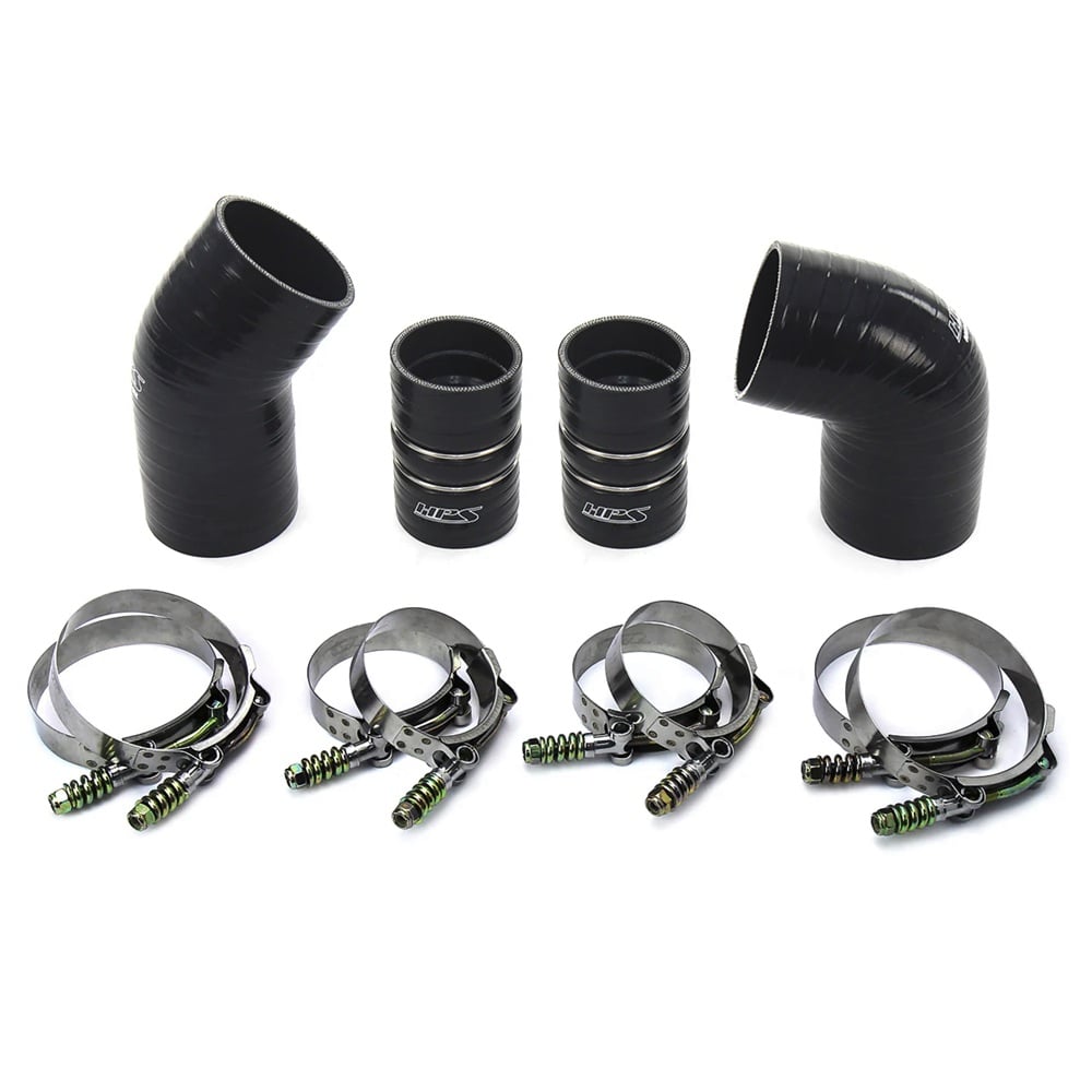 HPS High Temp Reinforced Silicone Intercooler Boot Kit for 04.5-05 GM 6.6L Duramax LLY