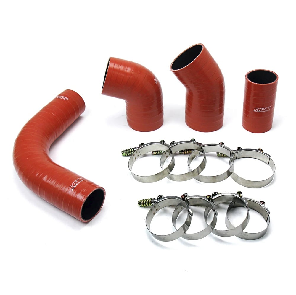 HPS High Temp Reinforced Silicone Intercooler Boot Kit for 02-04 GM 6.6L Duramax LB7