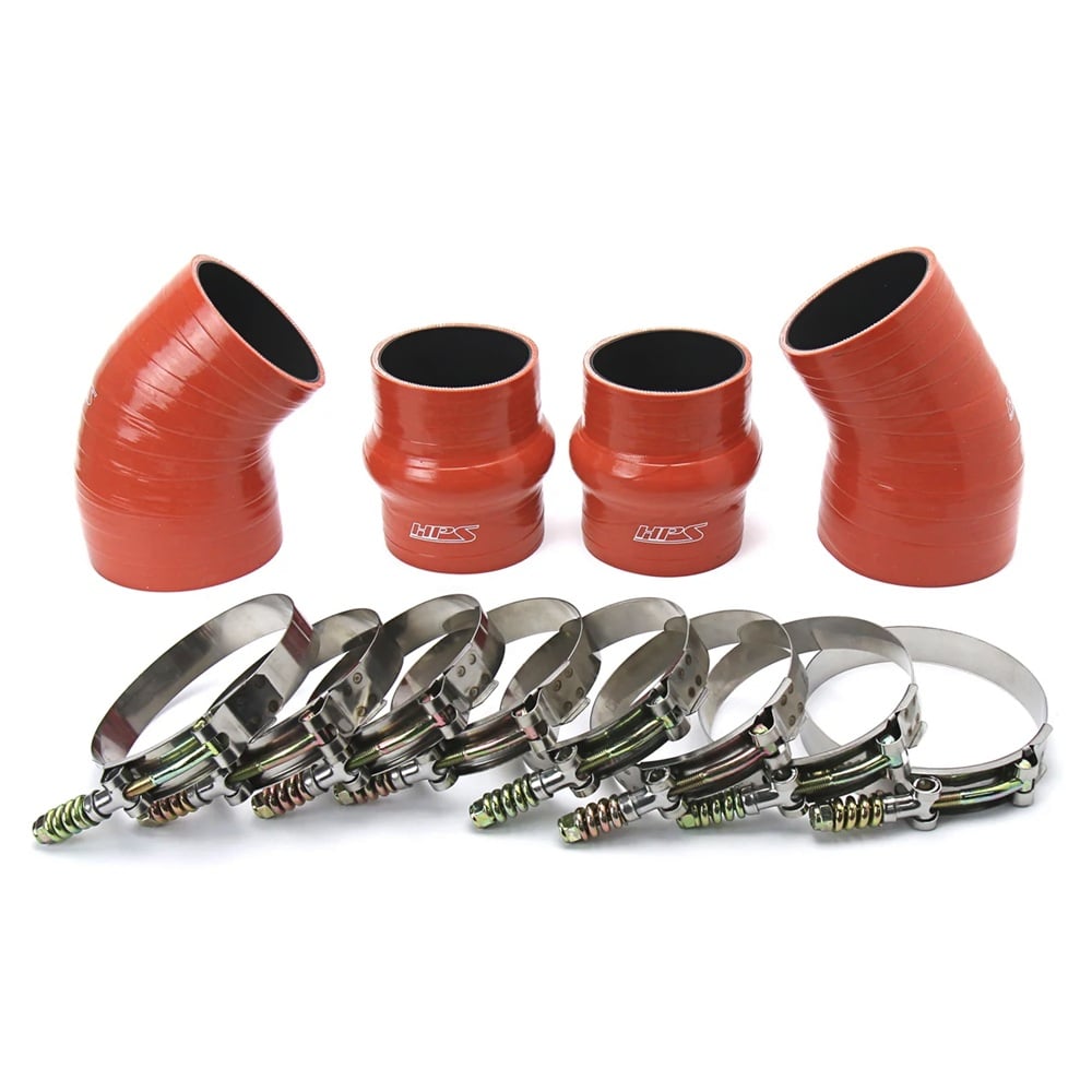 HPS High Temp Reinforced Silicone Intercooler Boot Kit for 94-02 Dodge 5.9L Cummins