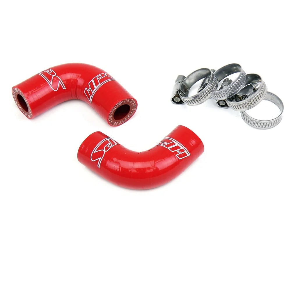 HPS High Temp Reinforced Silicone Oil Cooler Coolant Elbow Hose Kit for 03-07 Dodge 5.9L Cummins