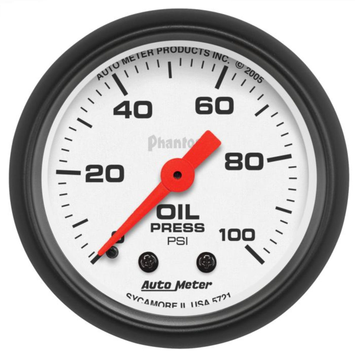 Auto Meter PHANTOM Oil Pressure Gauge