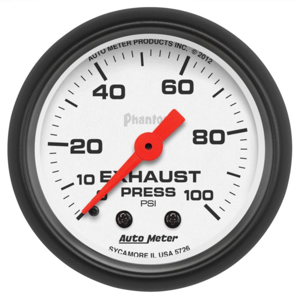 Auto Meter PHANTOM Exhaust Pressure Gauge