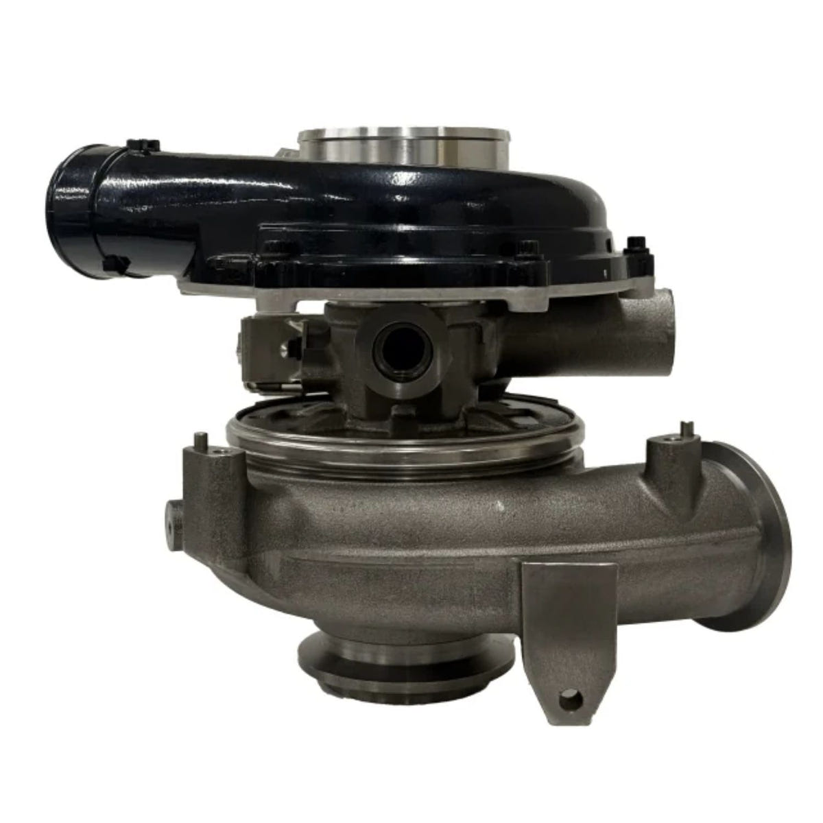 Bully Dog Quick Spool Turbo with black powder-coated housing for 2004-2007 Ford 6.0L Powerstroke