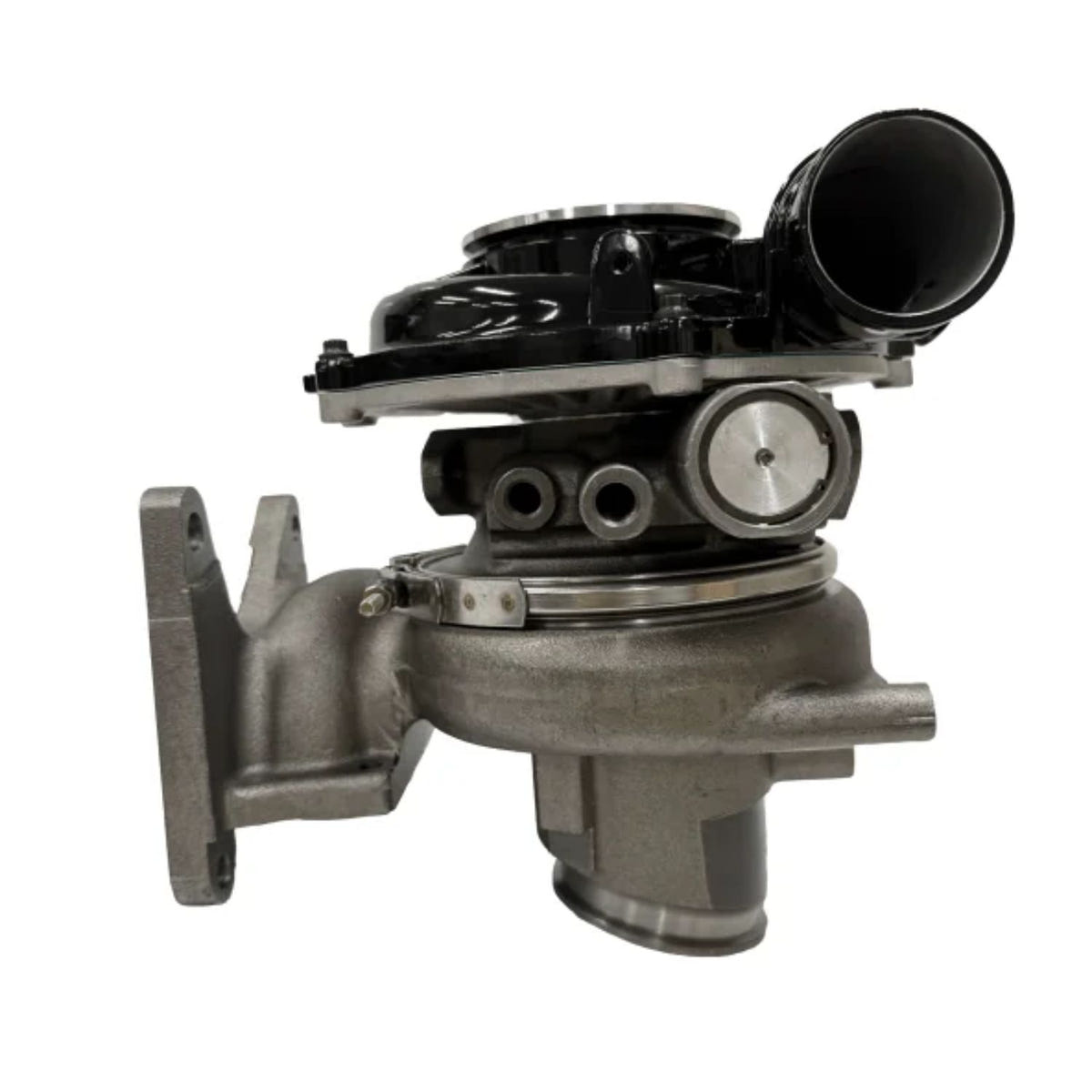 Bully Dog Quick Spool Turbo with black powder-coated housing for 2011-2016 GM 6.6L Duramax diesel
