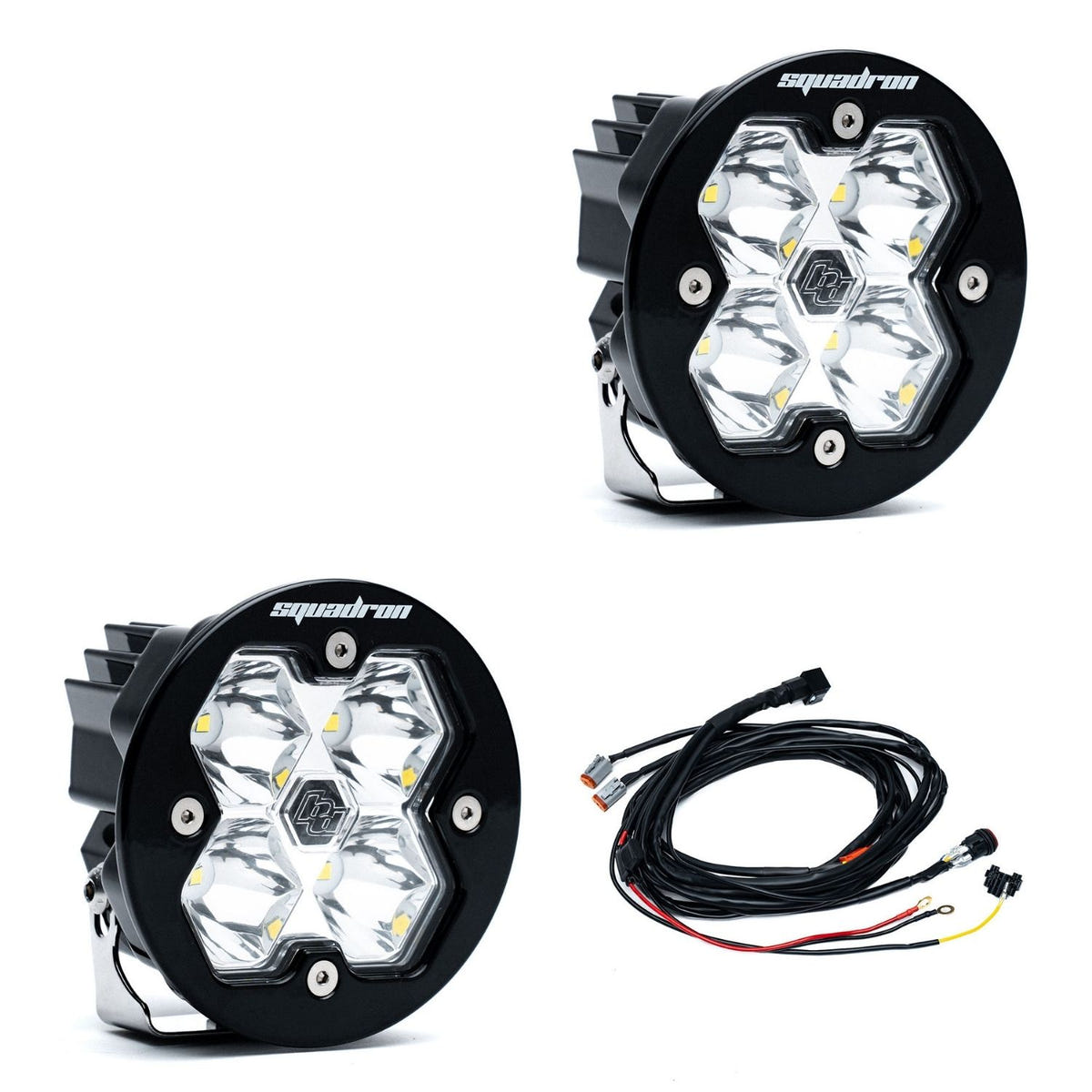 Baja Designs Squadron-R 2.0 Sport black LED light pod pair