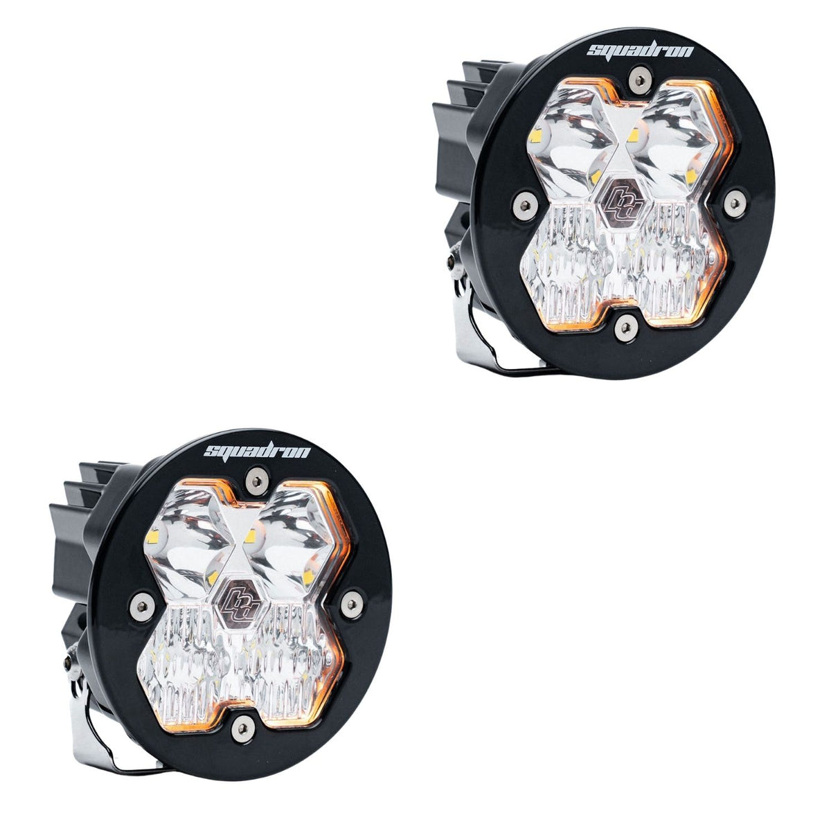 Baja Designs Squadron-R 2.0 Sport clear lens lights