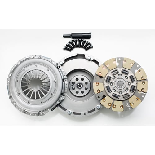 South Bend Dyna Max Full Ceramic Performance Clutch with Solid Flywheel for 01-06 6.6L GM Duramax
