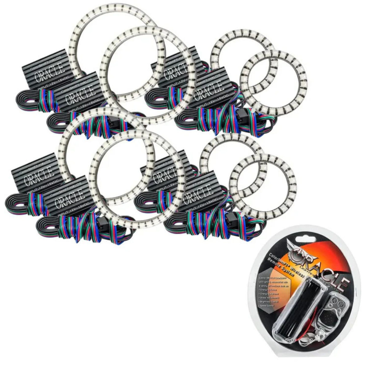 Oracle Lighting Vector Series Grille LED Halo Kit 18-23 Jeep Wrangler JL/Gladiator JT