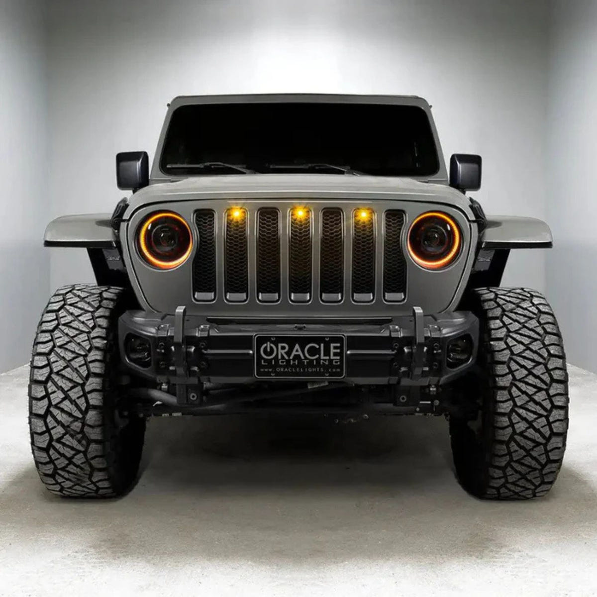 Wiring plug-and-play connection for ORACLE Oculus headlights installed on Jeep JL