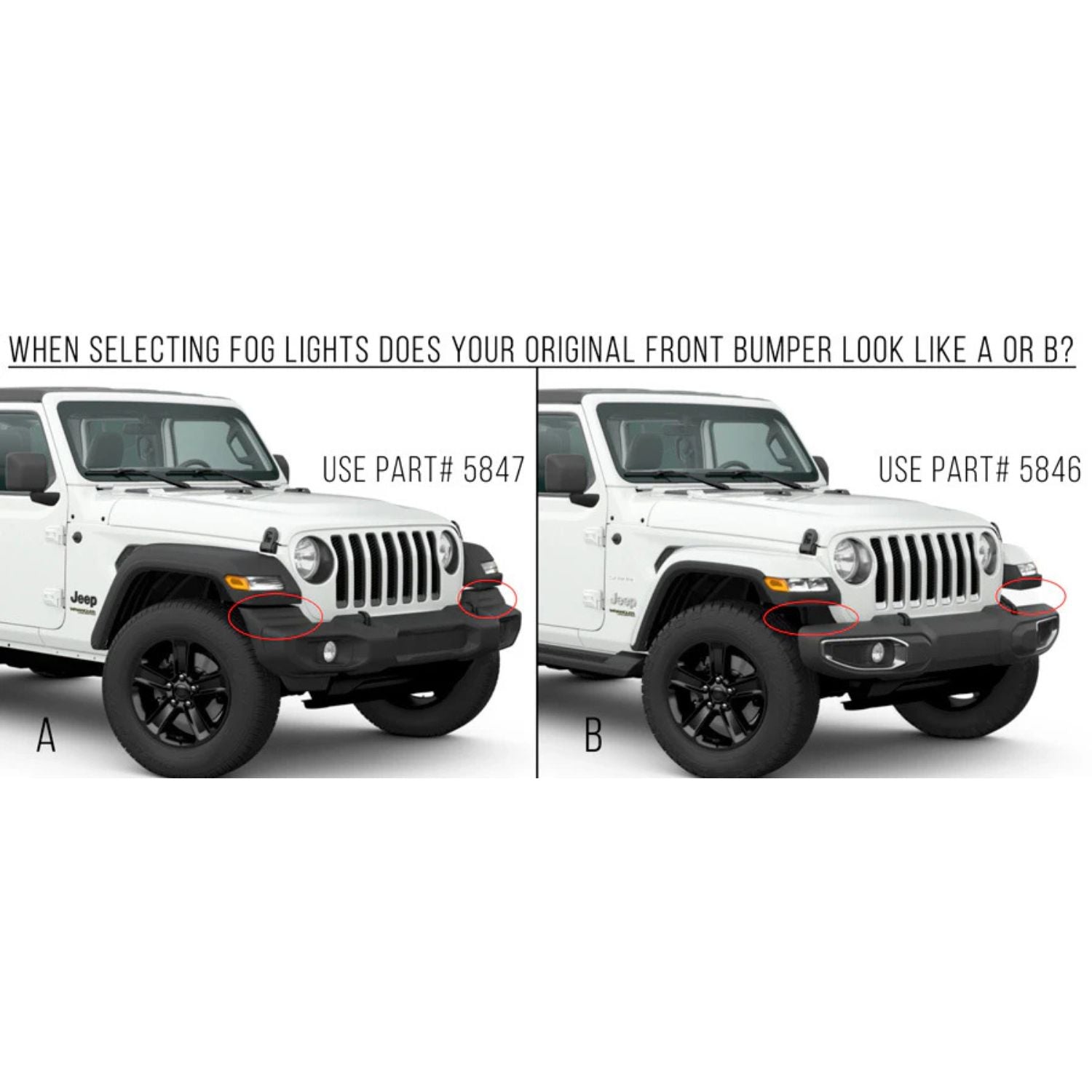 Jeep Gladiator JT Oracle 20W LED fog lights with ColorSHIFT halo close up detail