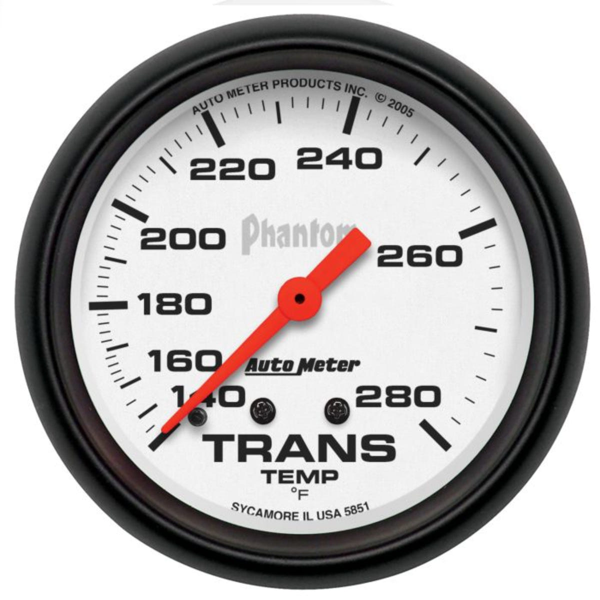 Auto Meter PHANTOM Transmission Temp Gauge