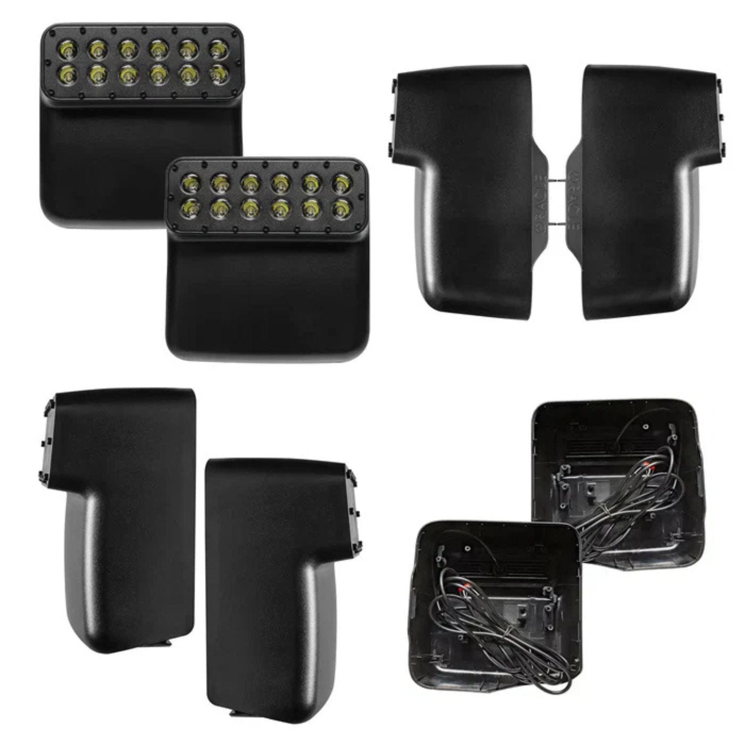 Install video ORACLE LED mirrors Jeep Gladiator Wrangler JL OEM style side lights