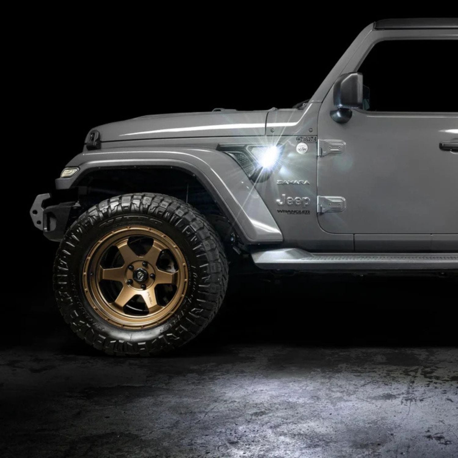 Jeep JL JT ORACLE Sidetrack LED entry light turn signal fender vent lighting system kit