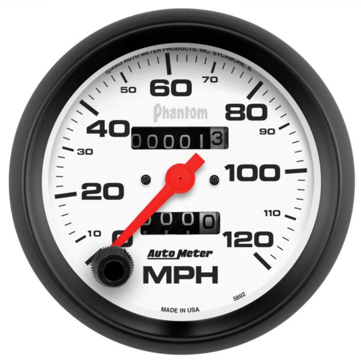 Auto Meter PHANTOM Speedometer Gauge