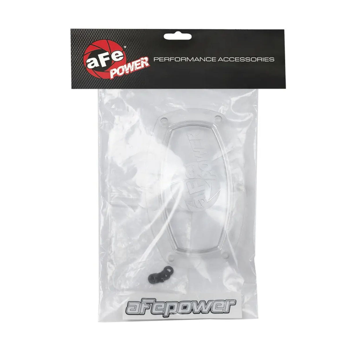 Replacement aFe Momentum sight window with push nuts for quick installation