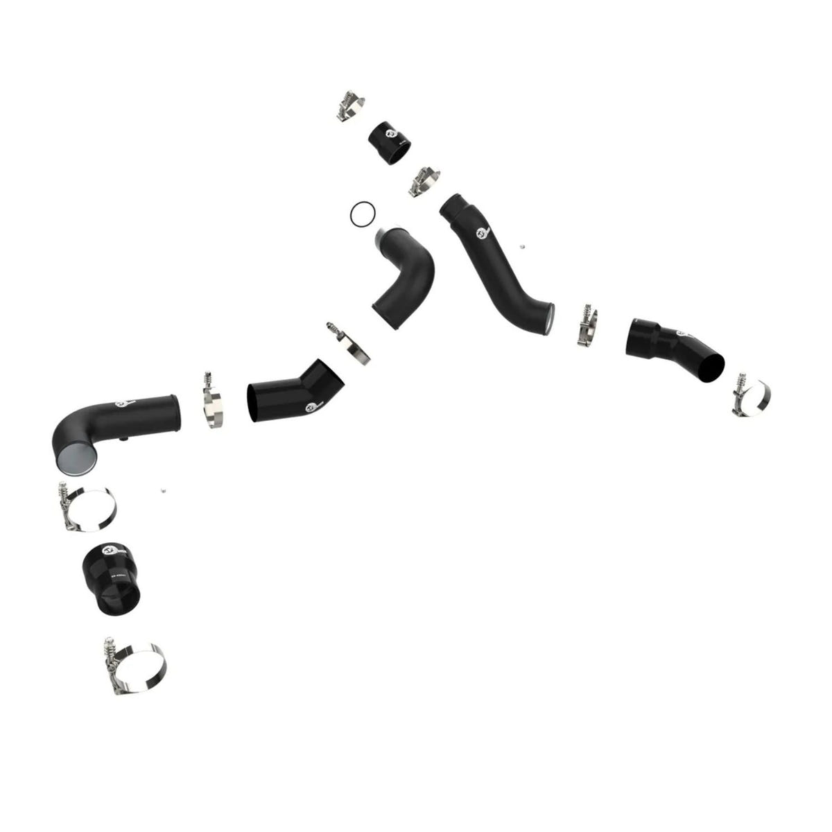 High-performance intercooler pipes by AFE BladeRunner for Ram 1500 3.0L EcoDiesel with improved airflow and torque