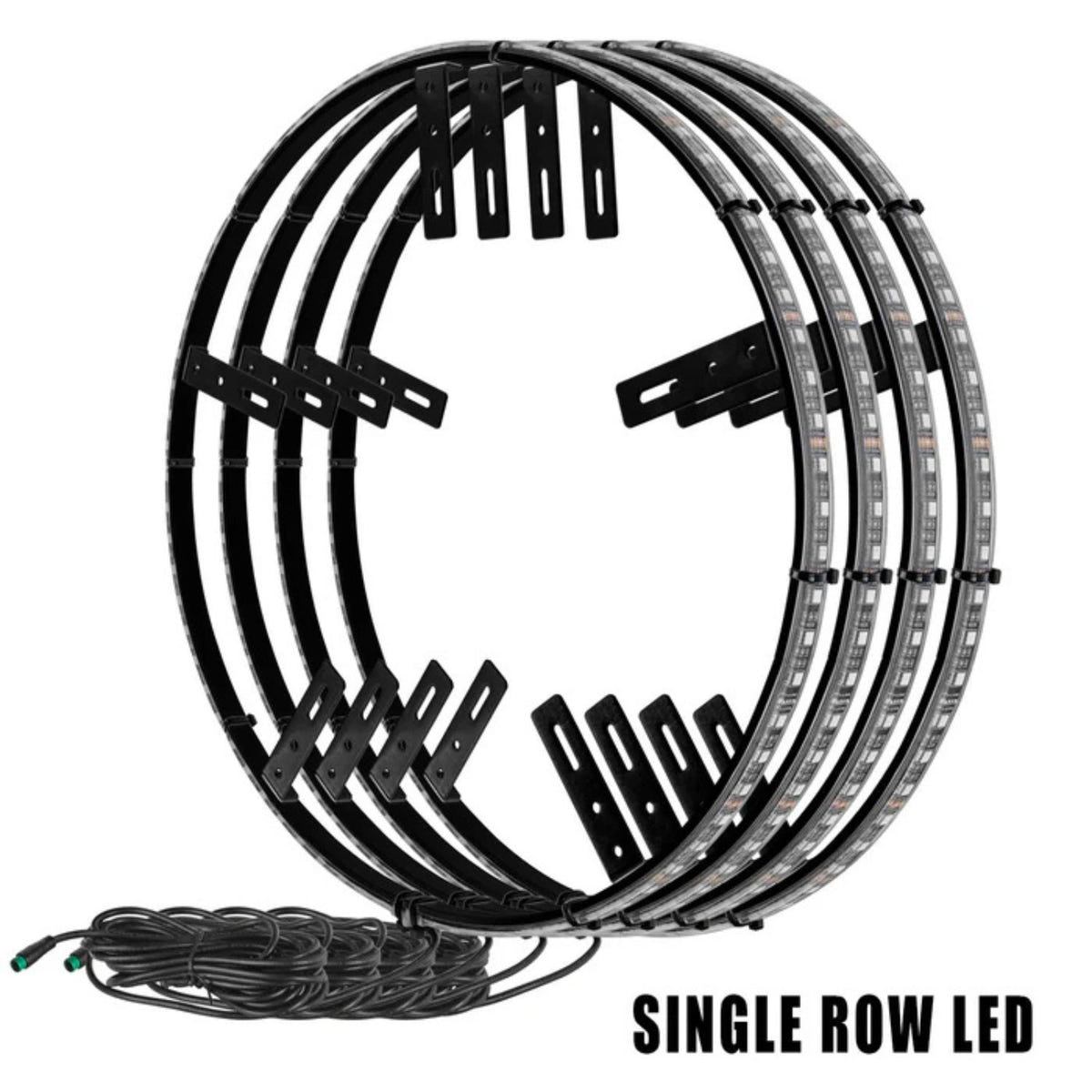 ORACLE single row LED wheel rings bright 16.5 inch wheel glow kit