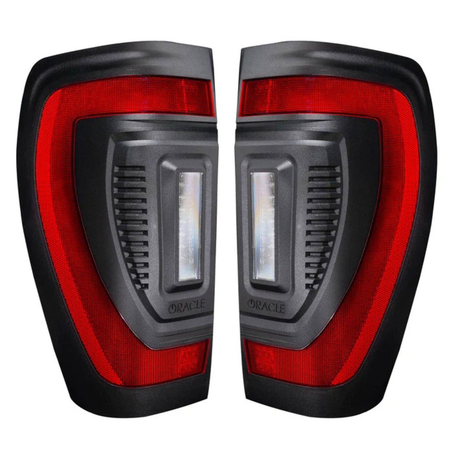 LED tail lights for Sierra with plug and play install no wiring required for halogen models standard red