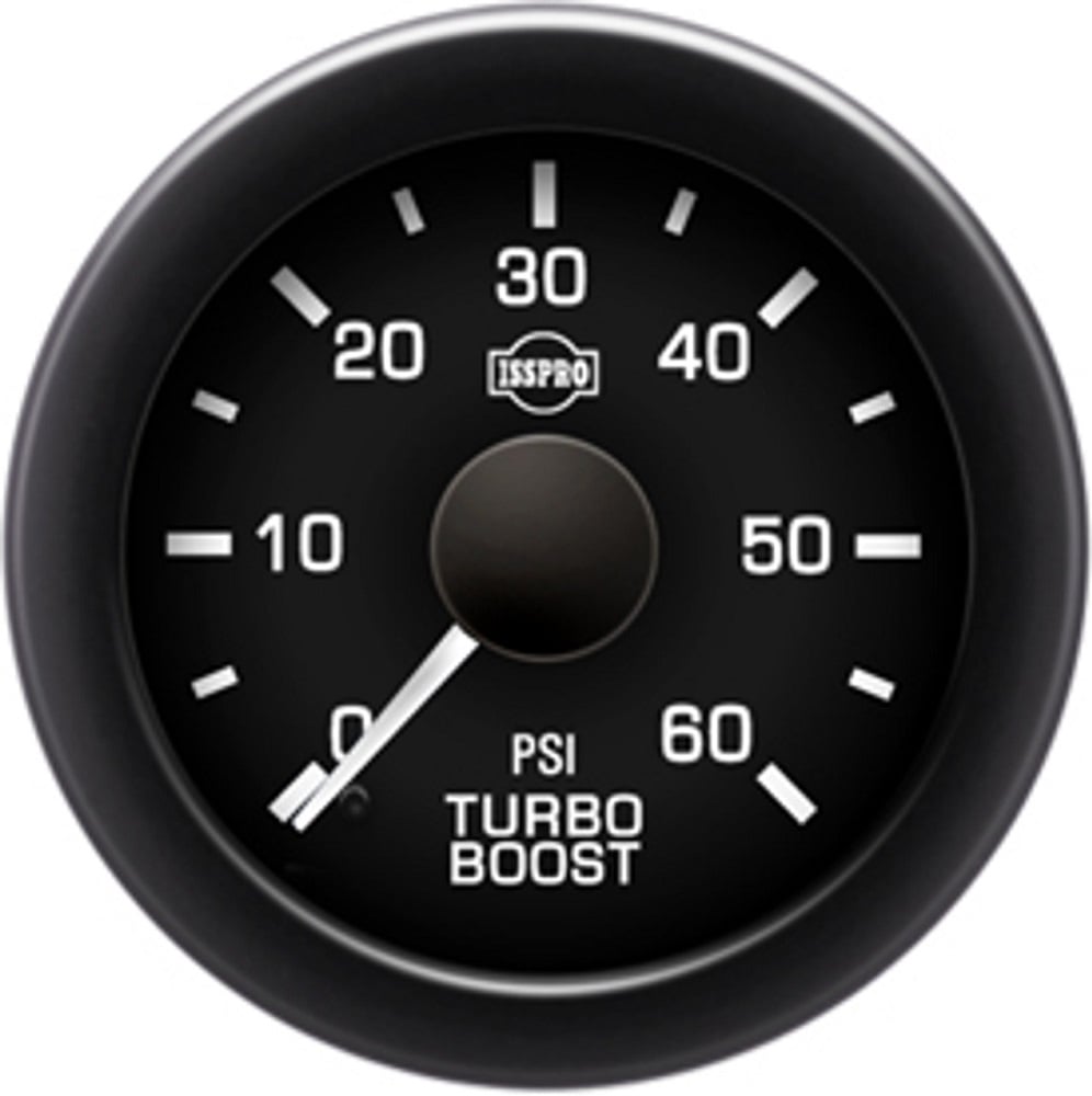Isspro EV2 8-volt Mechanical Boost Gauge R16000-Style for 92-97 Ford F-250 and F-350