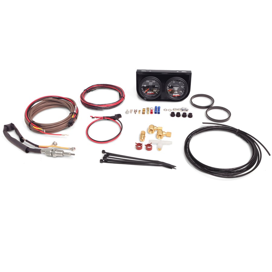 Banks DynaFact Gauge Assembly Boost and Pyrometer Gauges for 94-03 Universal