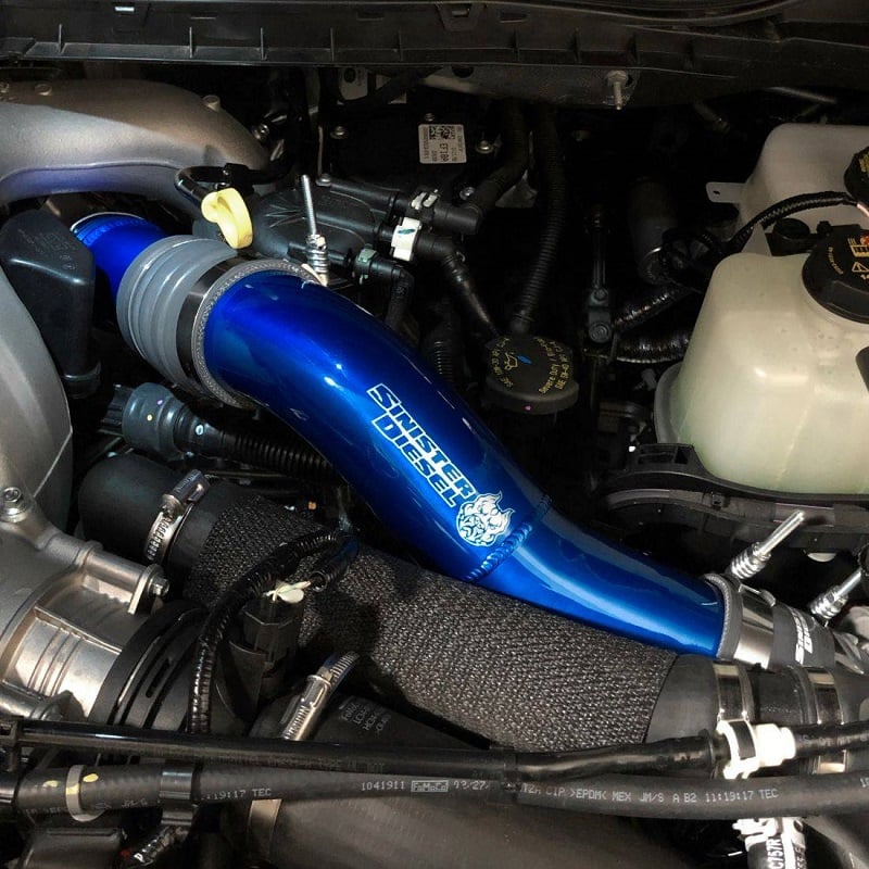 Sinister Diesel Hot Side Charge Pipe 11 21 Ford 6.7L Powerstroke