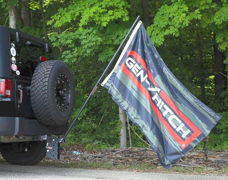 Gen-Y Receiver Hitch Flag Pole
