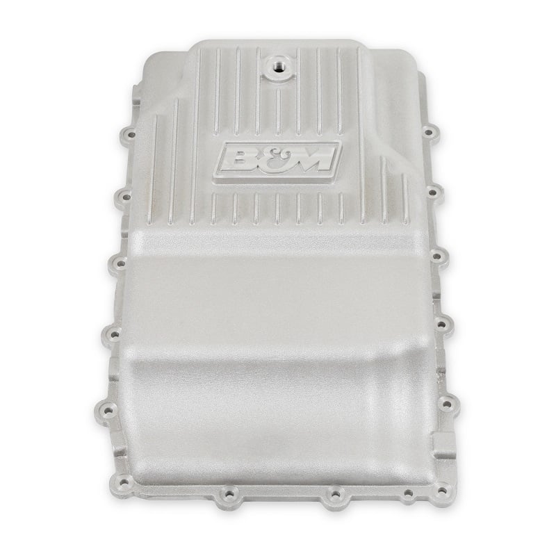 B&amp;M HI-Tek Deep 10R80 Transmission Pan for 18-21 Ford 3.0L Powerstroke F-150