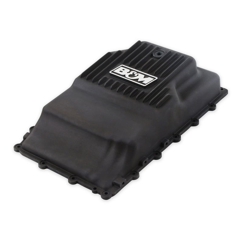 B&amp;M HI-Tek Deep 10R80 Transmission Pan for 18-21 Ford 3.0L Powerstroke F-150