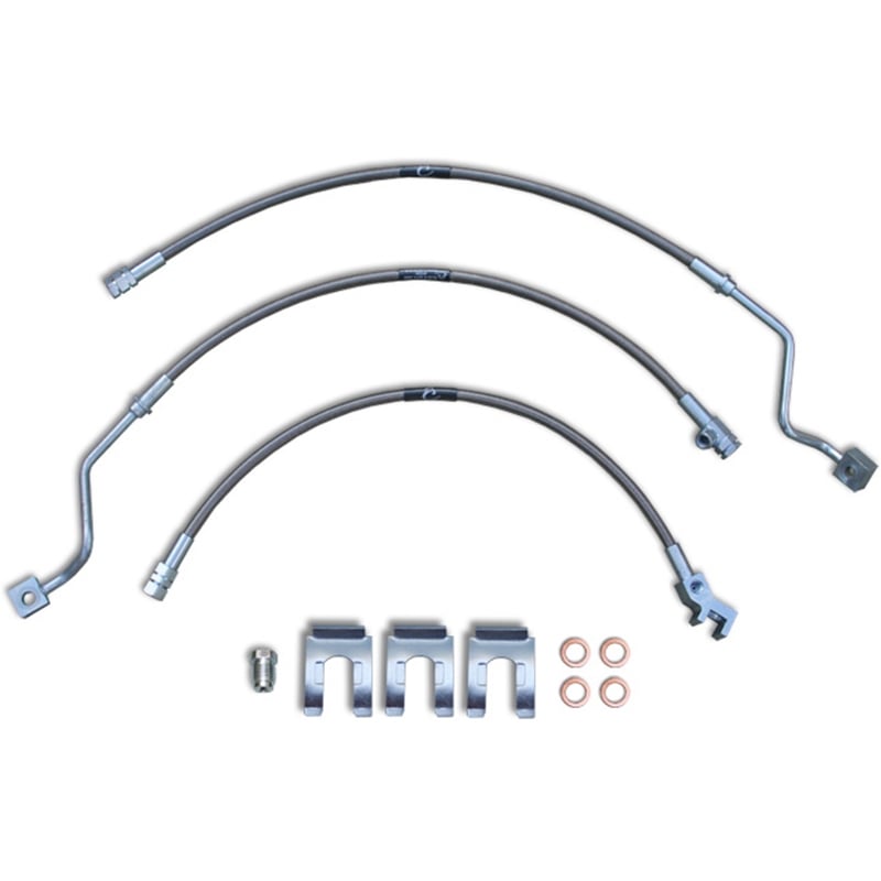 Crown Brake Lines 1999 2000 Ford Super Duty 4WD F 250/350  0" 12" Lift