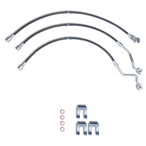 Crown Brake Lines 2001 04 Ford Super Duty/Excursion 4WD F 250/350  0" 12" Lift