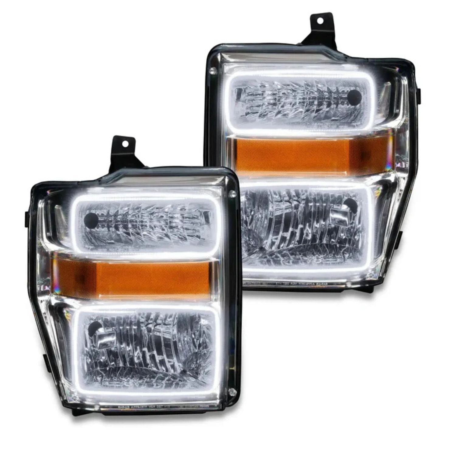 Oracle 2008-2010 Ford F-250/F-350 chrome halo headlights White SMD pre-assembled