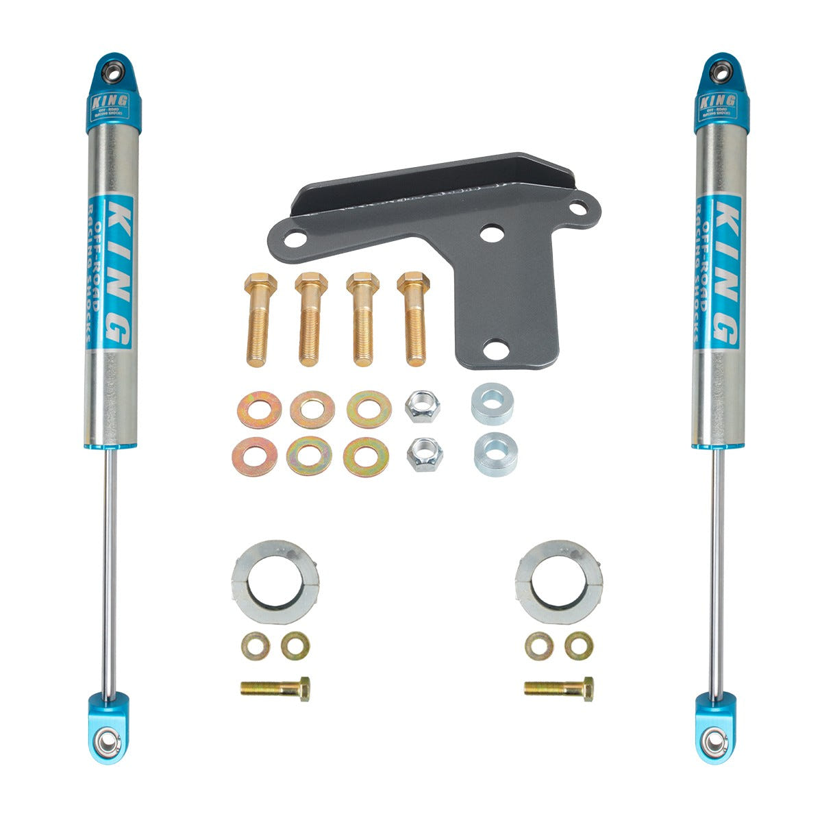 Synergy Manufacturing Dual Steering Stabilizer Kit for 99-04 Ford F250 and F350