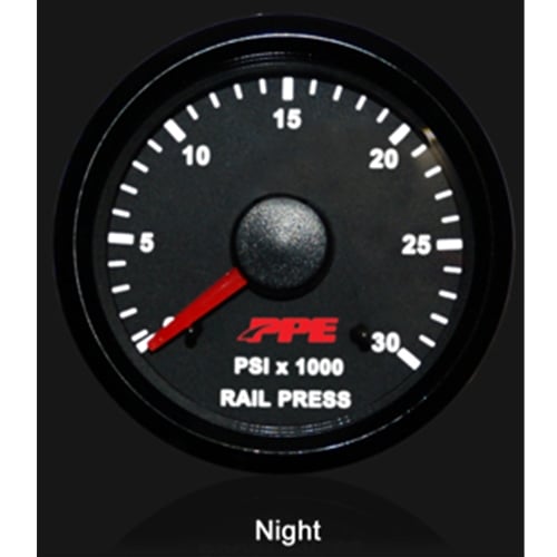 PPE Fuel Rail Pressure Gauge for 03-06 Cummins and for 01-12 Duramax