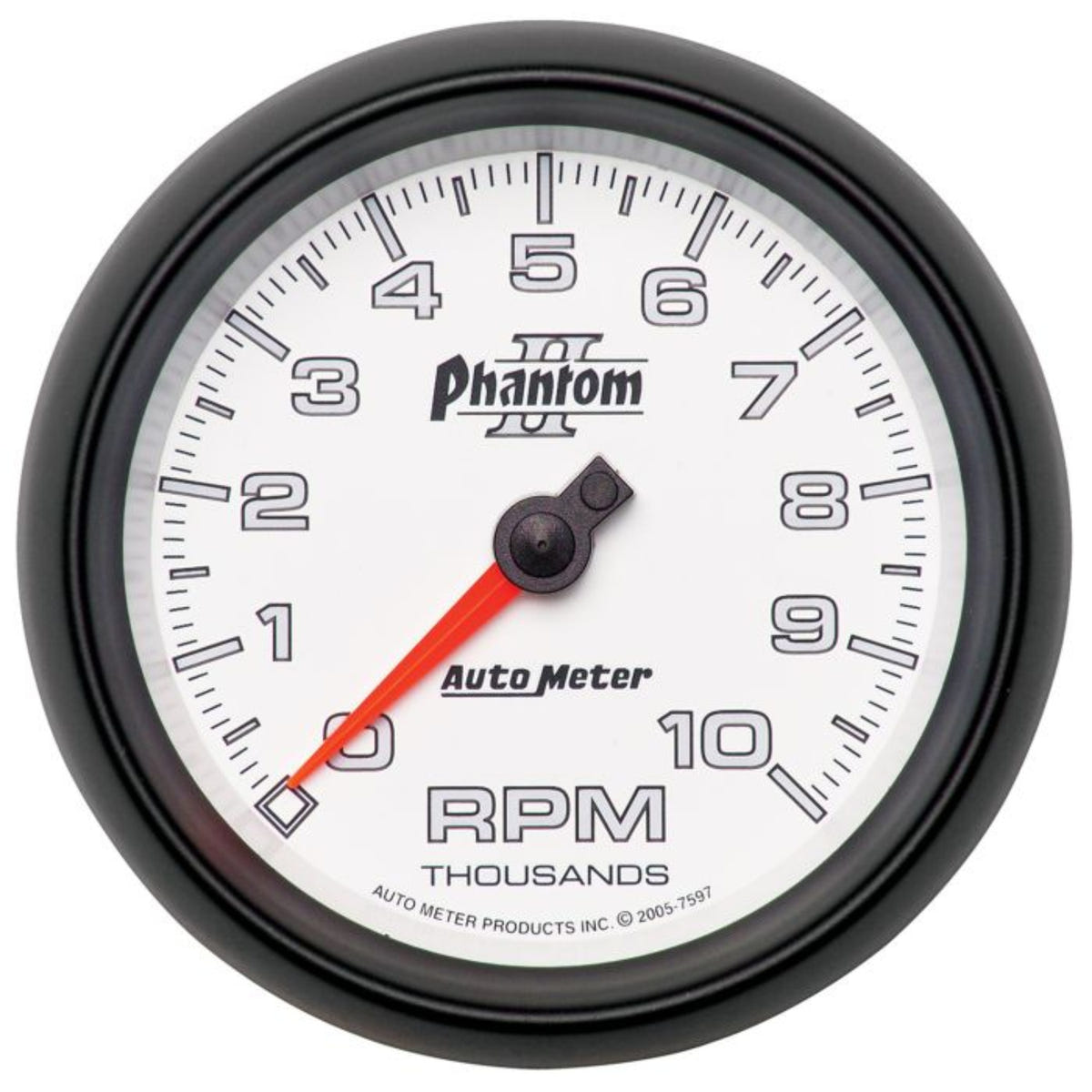 Auto Meter Phantom II In-Dash 10K RPM Tachometer 