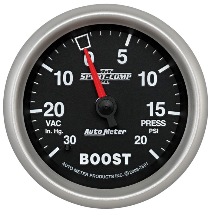 Auto Meter SPORT-COMP II Boost/Vacuum Gauge