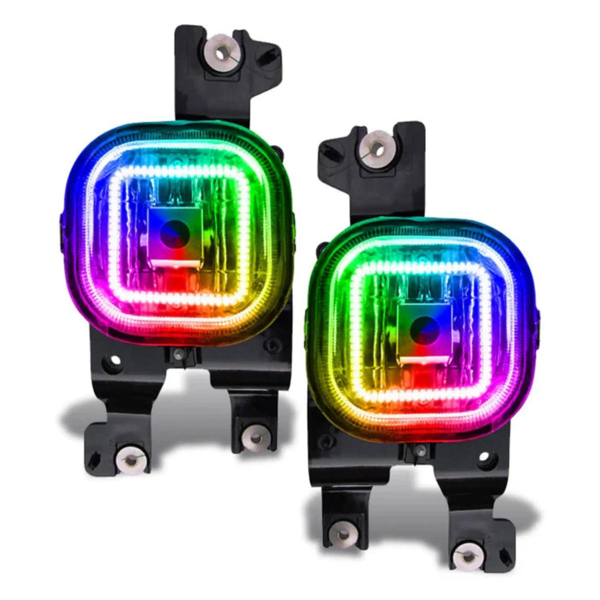Pre-built ORACLE LED halo fog lights for F-250 F-350 Super Duty trucks