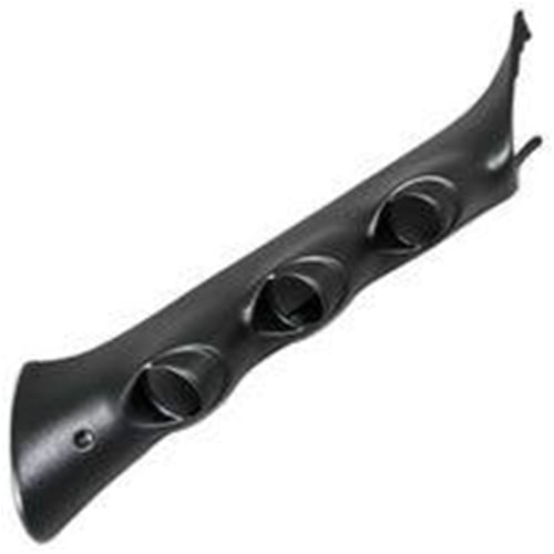 Auto Meter 3-Gauge Pillar Mount With Speaker for 07.5-13 GM 2500HD and 3500