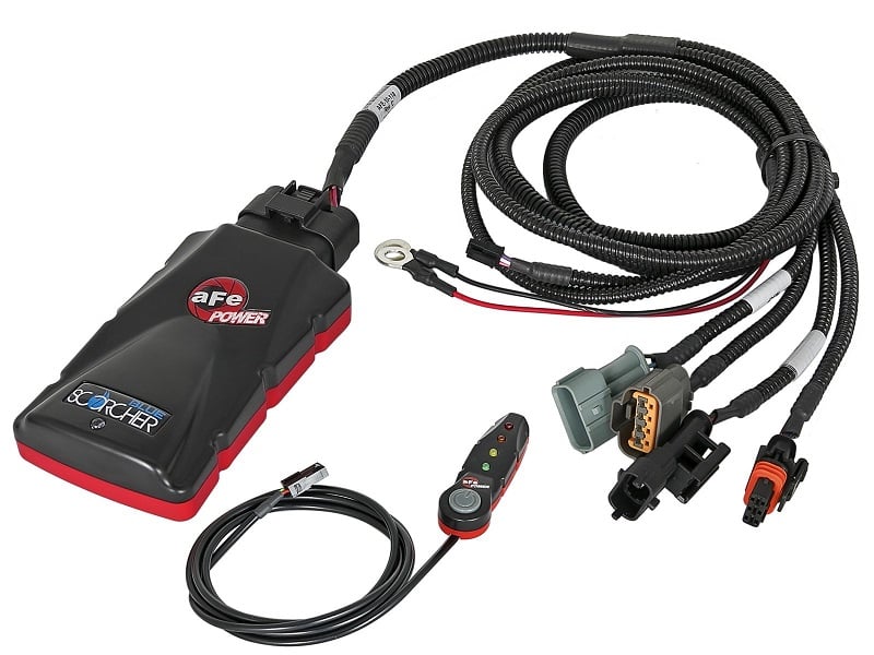 AFE Scorcher Blue Bluetooth Power Module 2020 Ford 6.7L Powerstroke