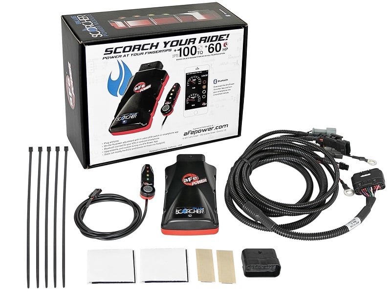 AFE Scorcher Blue Bluetooth Power Module 2020 Ford 6.7L Powerstroke