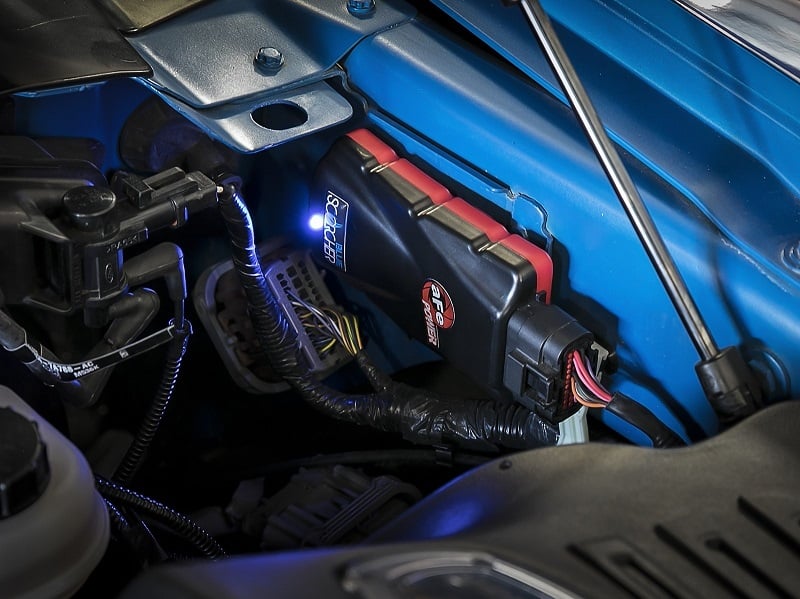 AFE Scorcher Blue Bluetooth Power Module 2020 Ford 6.7L Powerstroke