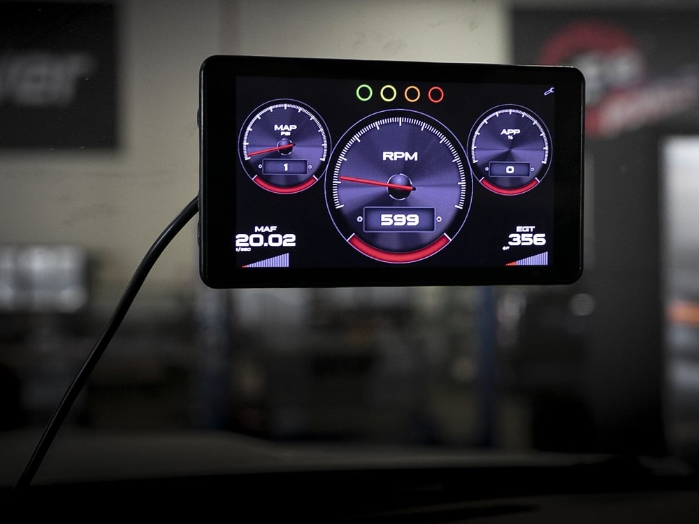 AFE 77-91001 AGD Advanced 5.5" Gauge Display Monitor for 08-23 Ram and Ford and GM Diesel Trucks