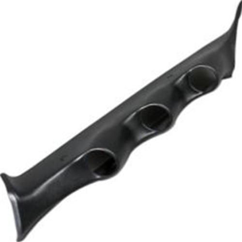 Auto Meter Triple Gauge Pillar Black for 08-10 Ford SuperDuty 17313